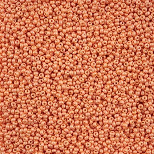 10-42104, Czech 22g  PermaLux Dyed Chalk Apricot