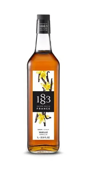 1883 - 1L Glass Bottle - Vanilla Syrup