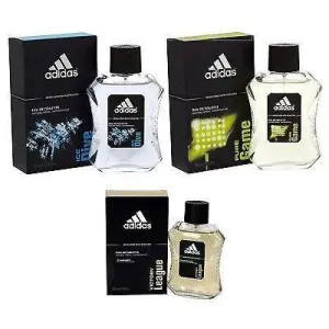Adidas Combo - Ice Dive, Pure Game and Victory League EDT Perfume for Men (100 ml x 3)
