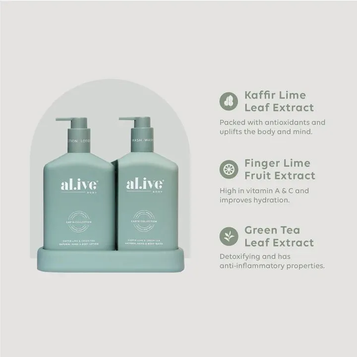 Al.ive Body Duo Kaffir Lime & Green Tea
