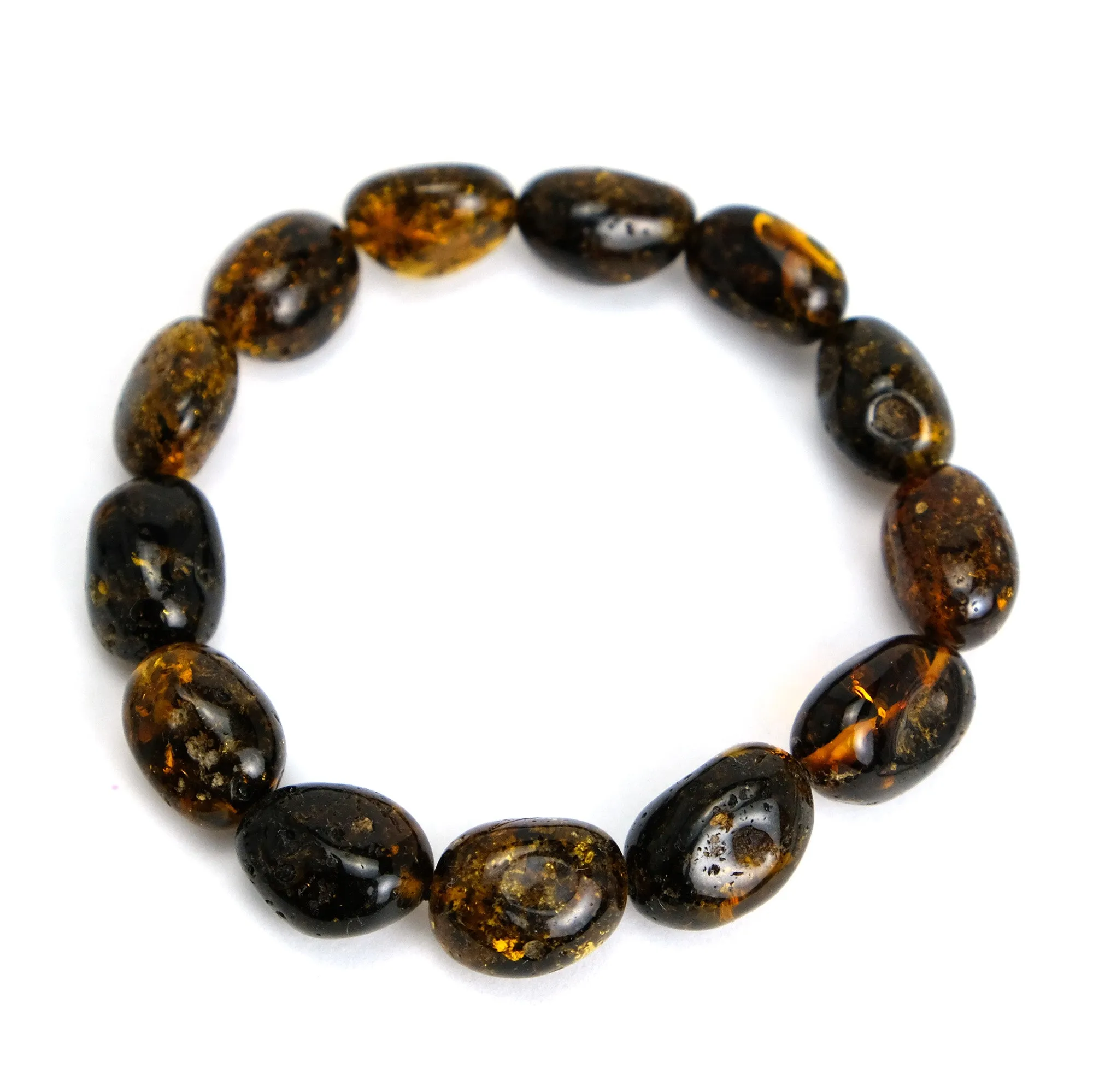 Baltic Amber Stretch Bracelet #2