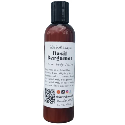Basil Bergamot body lotion