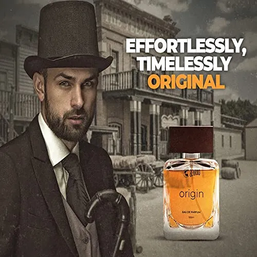 Beardo Perfume For Men - ORIGIN, 100 ml | EAU DE PARFUM Men| Strong Long Lasting Mens Perfume | Aqua and Musky Notes | Ideal Gift For Men