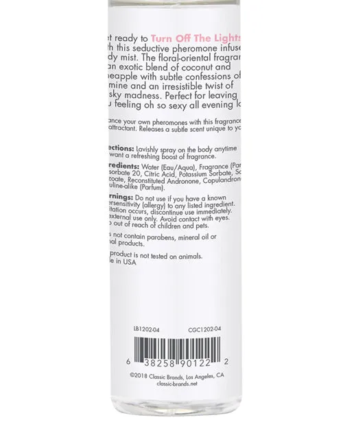 Cgc Body Mist W/pheromones