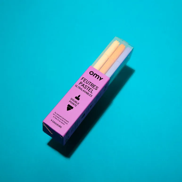 Coloring markers set