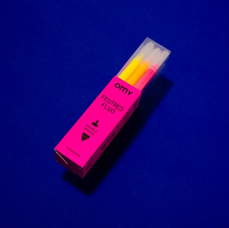Coloring markers set