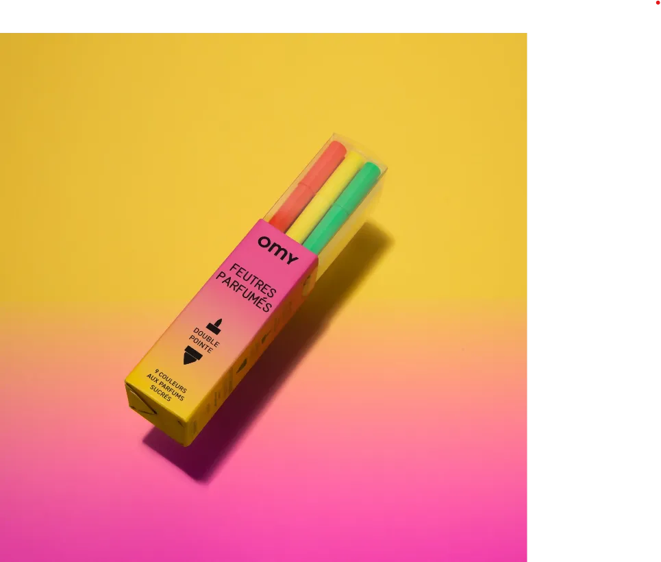 Coloring markers set