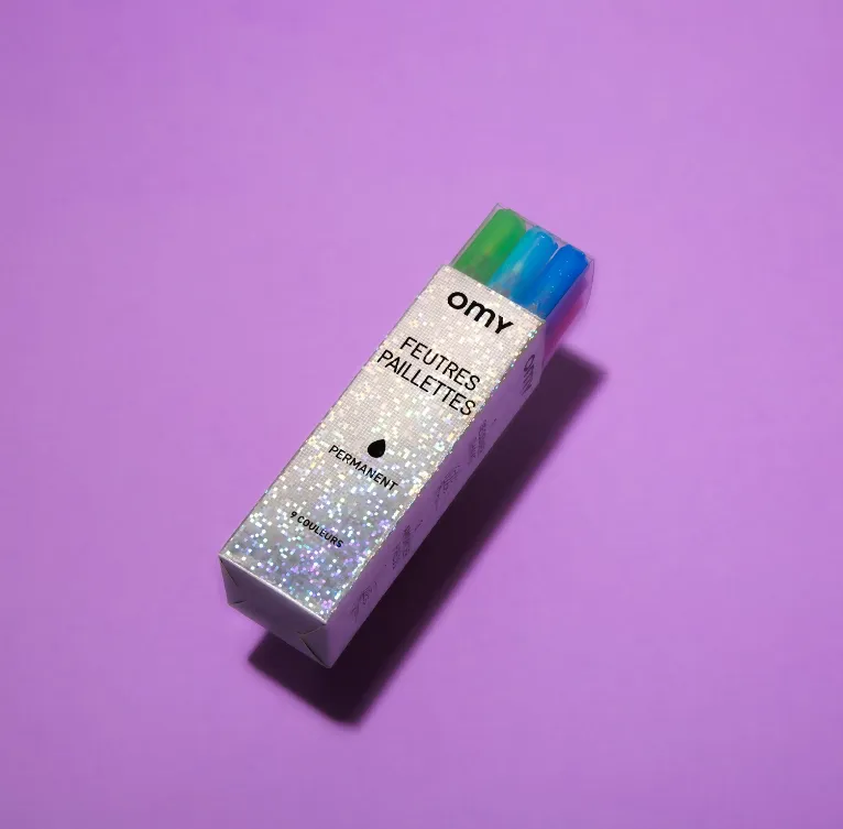 Coloring markers set