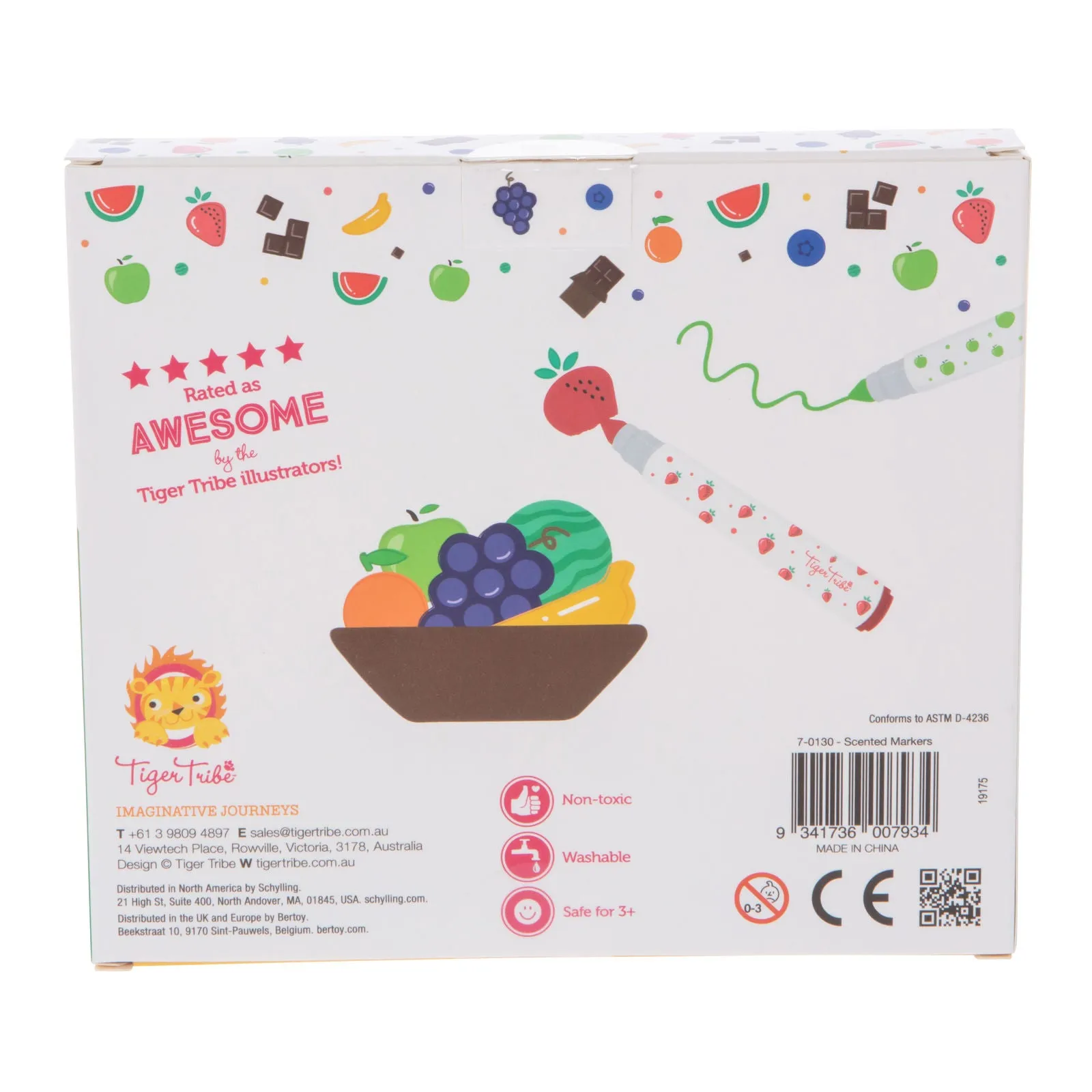 Fruity Scented Coloured Markers