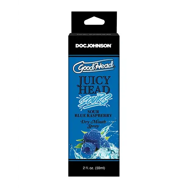 Goodhead Juicy Head Dry Mouth Spray - 2 Oz Sour Blue