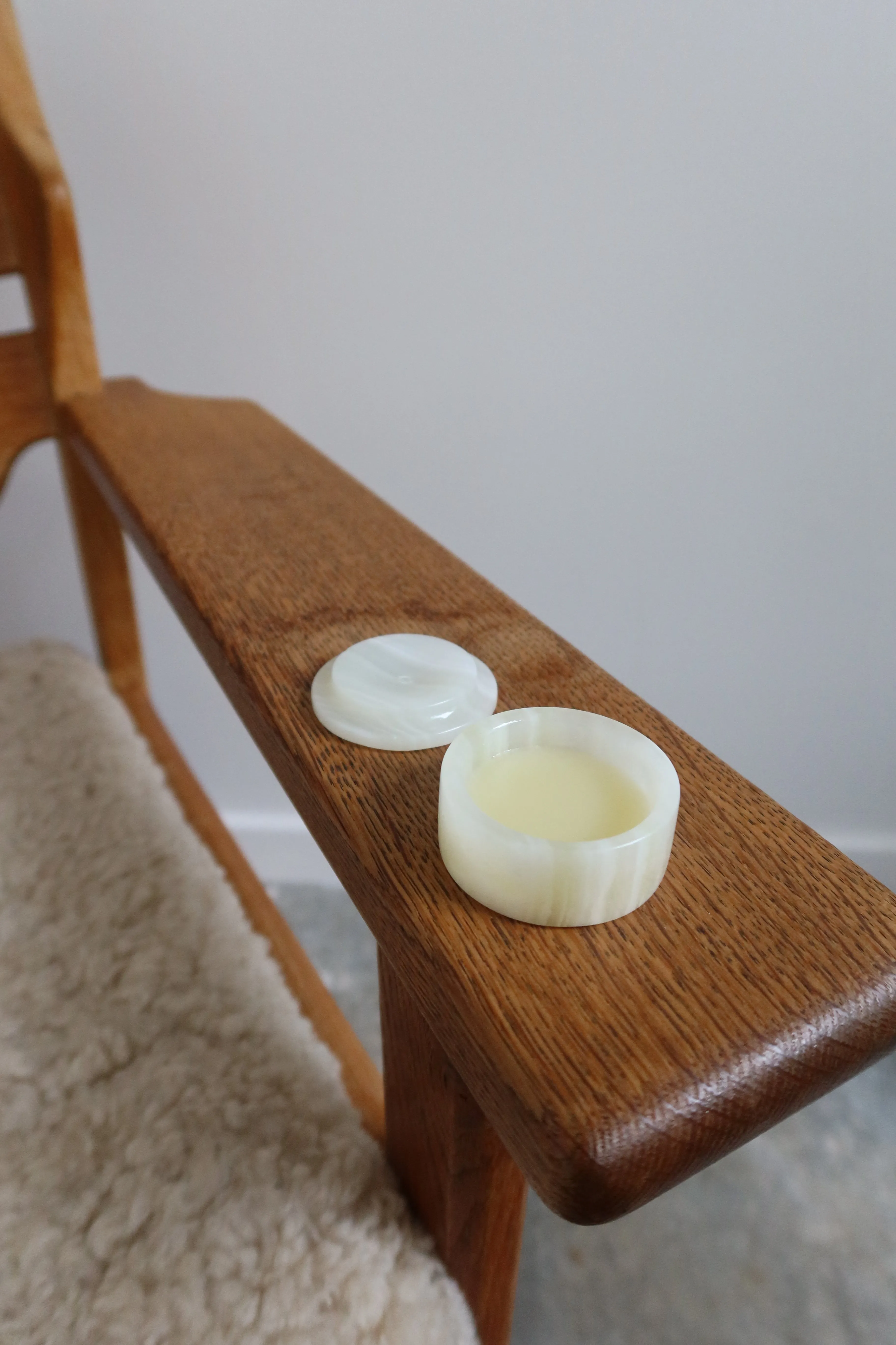 Green Onyx Jar Perfume Balm In Vetiver Amyris