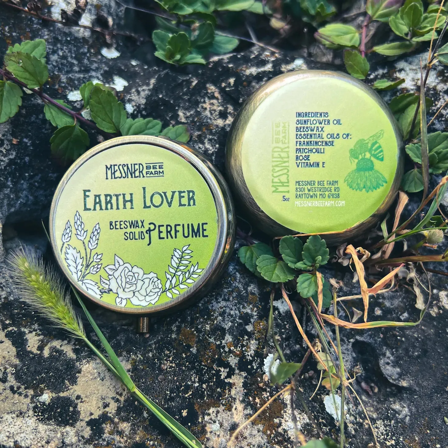 Handmade Solid Perfume With Flower
