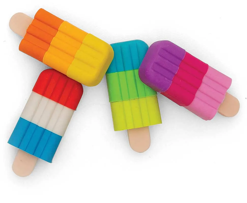 Icy Pops Scented Erasers