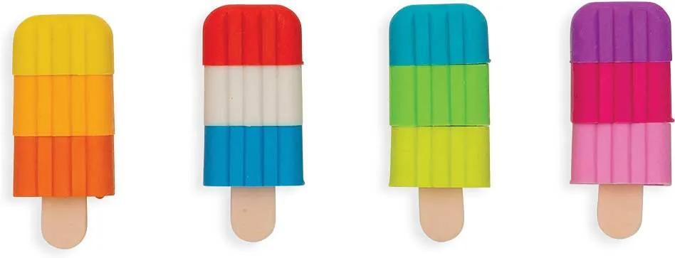 Icy Pops Scented Erasers