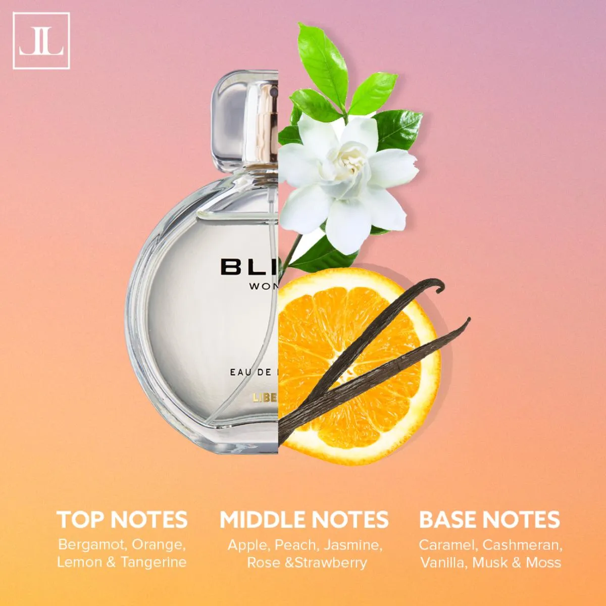 Liberty LUXURY Dusk & Bliss Perfume Gift Set for Women, Long Lasting Smell, Crafted in France, Eau de Parfum(EDP)