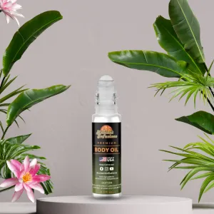 Luxury Amber Roll-On Perfume Body Oil by Ancient Infusions – Uncut & Alcohol-Free for Women and Men