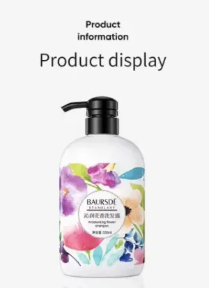 Miss Beauty New BAURSDE Cherry Blossom Jasmine Extract Cozy Perfume Nourish Scalp Clean Smoothing Shower Gel For Girls & Women BS58888