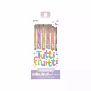 Ooly Tutti Fruitti Scented Colored Gel Pens- Set of 6