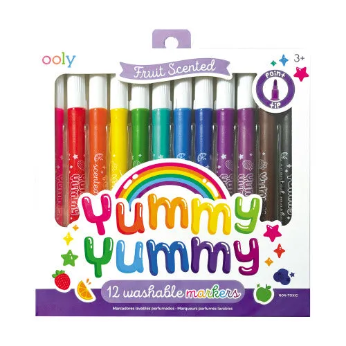 Ooly Yummy Yummy Scented Markers - Set of 12