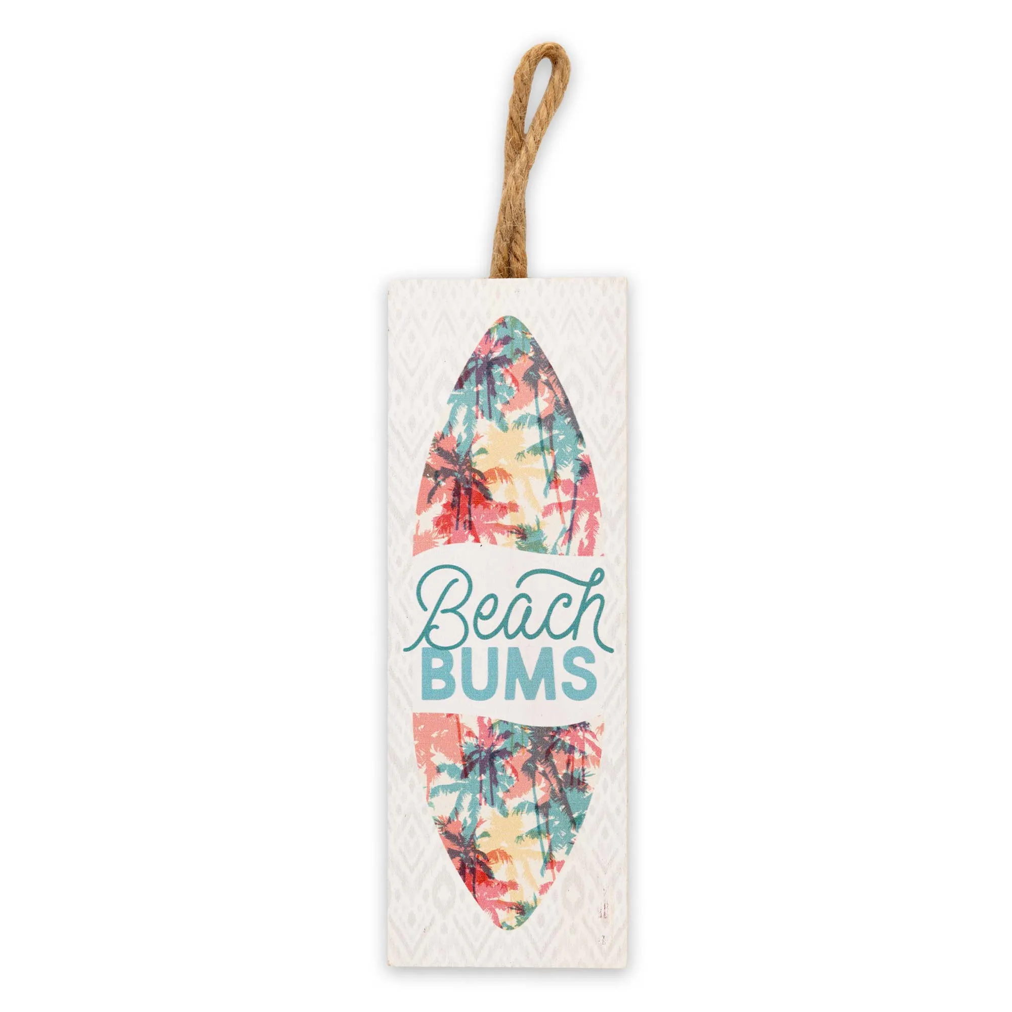 "Beach Bums" Solid Pine Hanging Sign