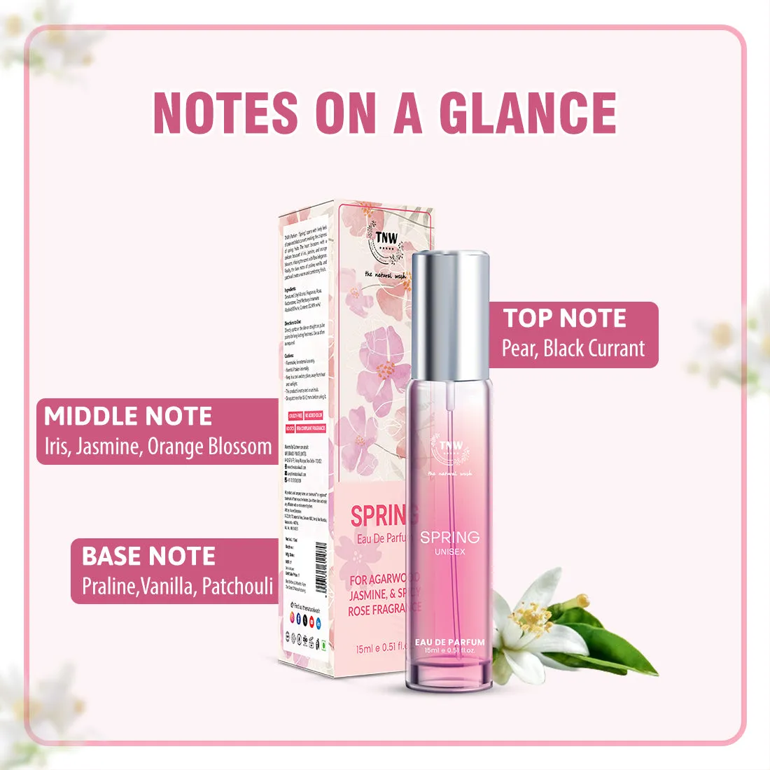 Spring Eau De Parfum for Agarwood, Jasmine, & Spicy Rose Fragrance @ 1