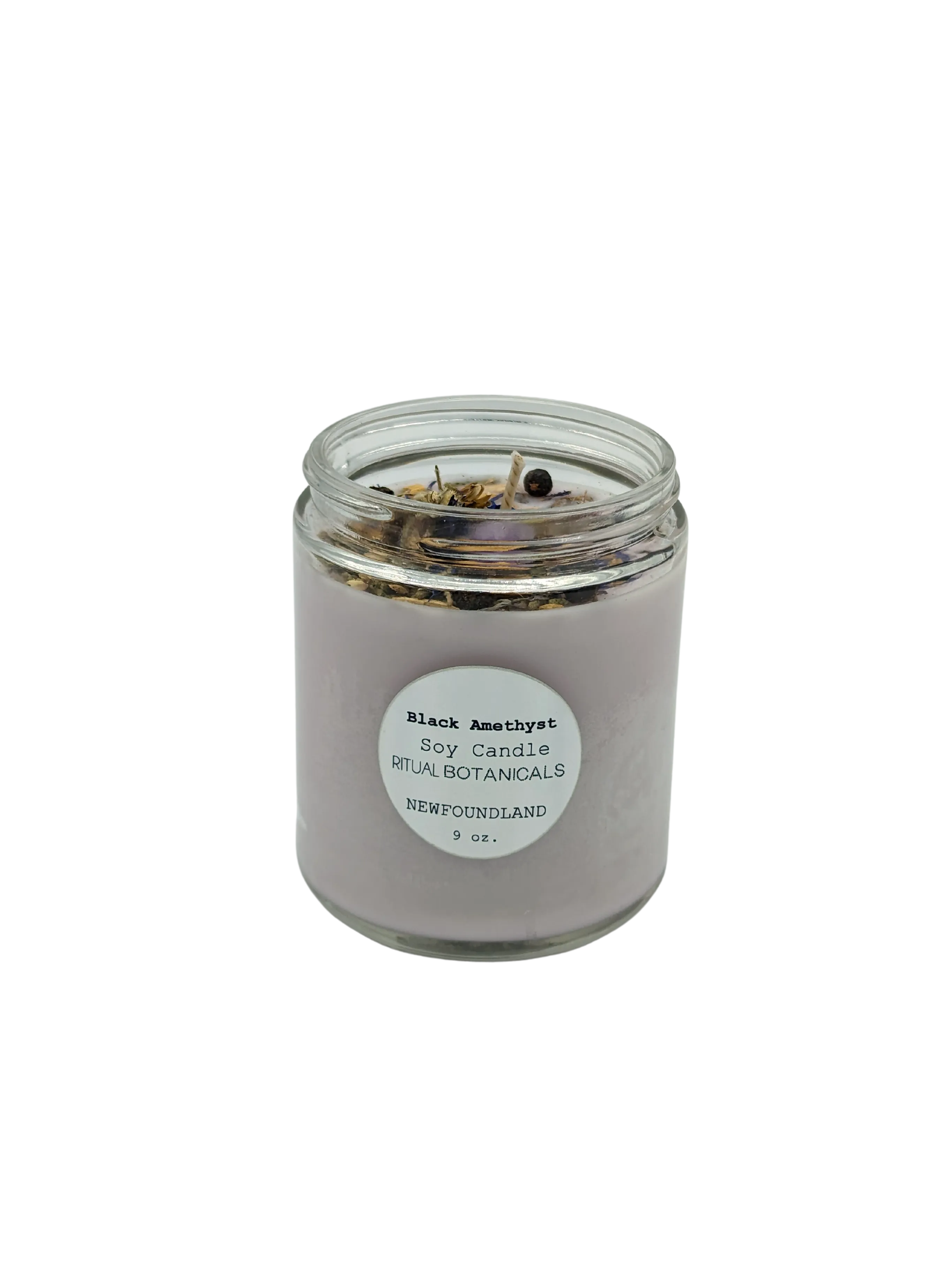 The Black Amethyst Candle