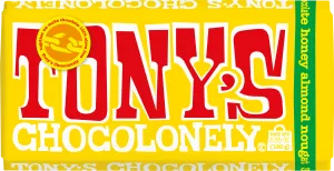 Tony's Chocolonely Almond Honey Nougat Milk Chocolate 180g