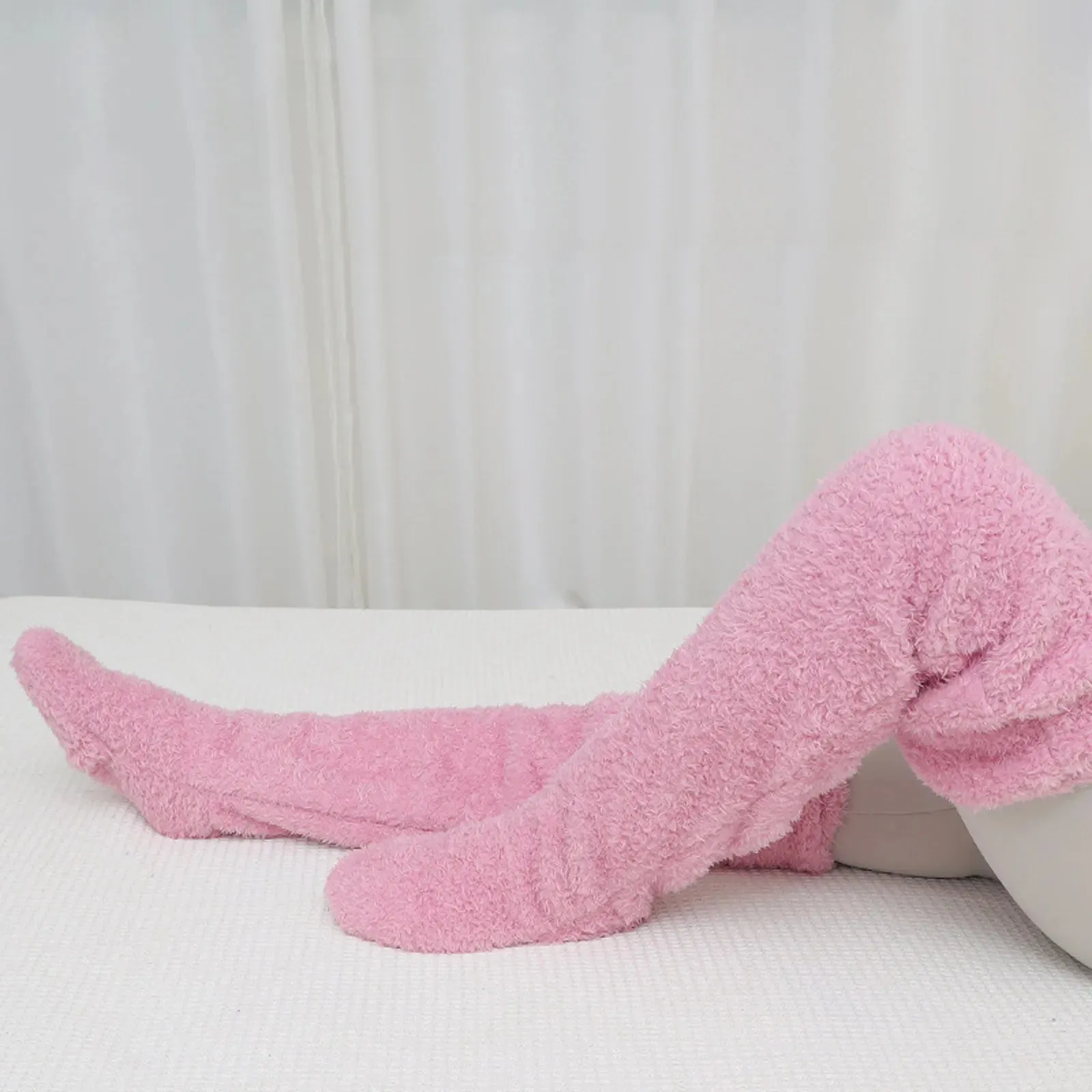 Trendy Long Plush Fleece Knee High Socks