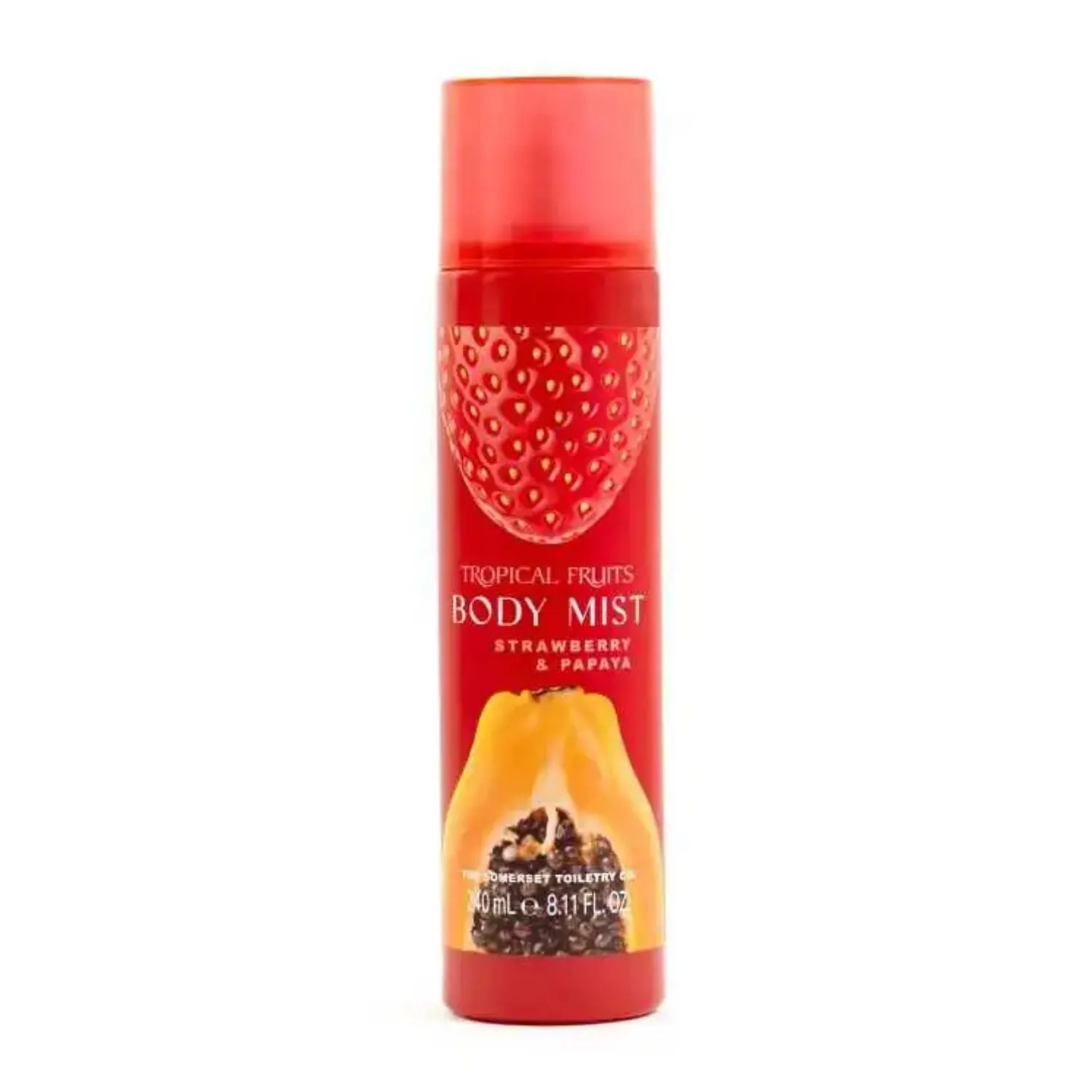 Tropical Fruits 240ml Strawberry & Papaya Refreshing Body Mist