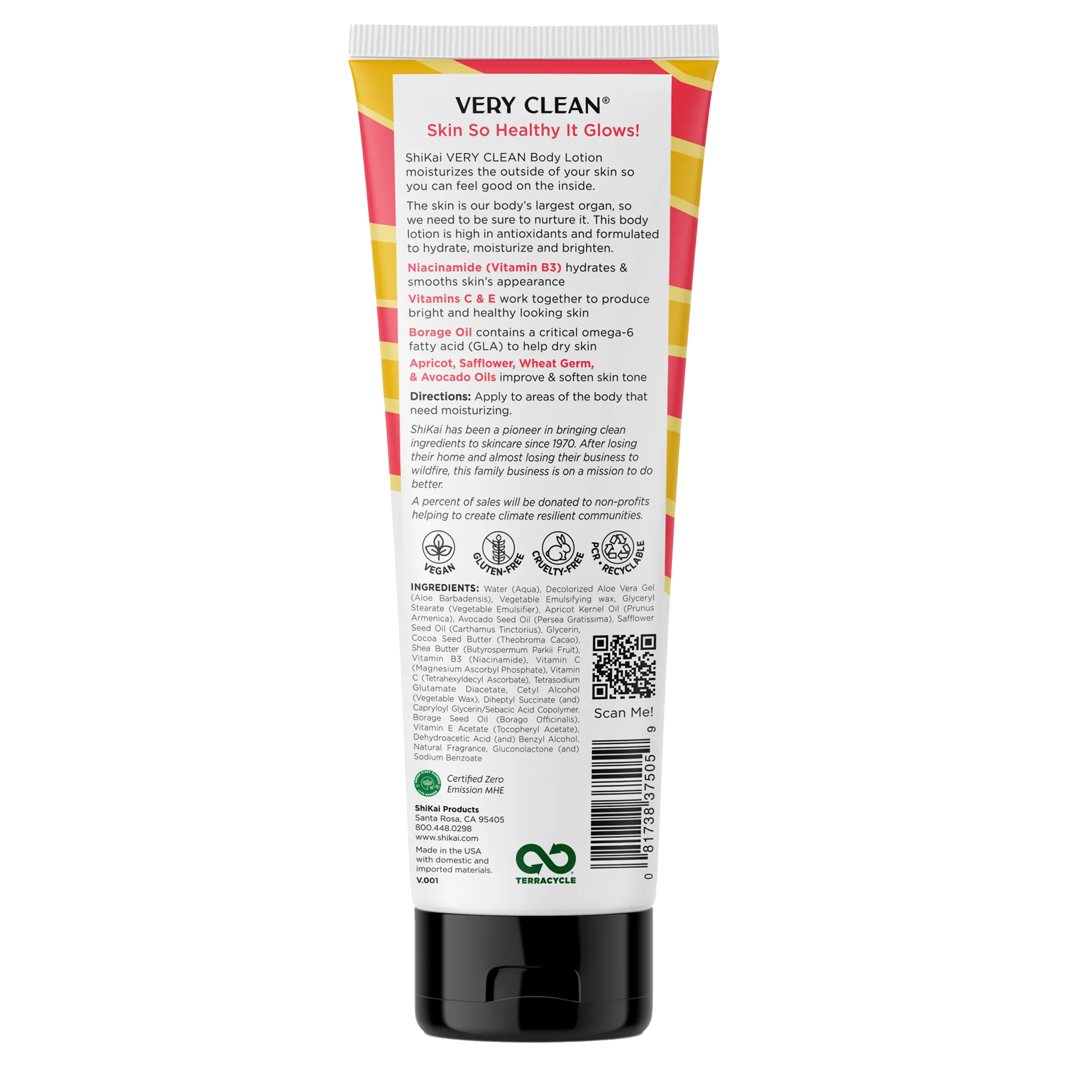 Very Clean Fresh Citrus Body Lotion