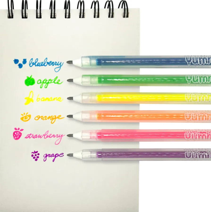 Yummy Glitter Neon Gel Pens